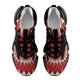 thumbnail image 5 of Red Flower Center Mandala Walking Shoes for Men Woman Lightweight Tennis Fashion Elastic Sports Shoes Cushion Basketball Shoes, 5 of 7