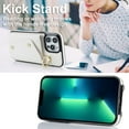 thumbnail image 5 of ShellTech for iPhone 13 Pro Case with Card Holder and Strap - Zipper Pocket,Crossbody Lanyard Strap,Credit Card Holder,Stand Ring,Cute Phone Wallet Case for Women,White, 5 of 10