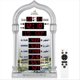thumbnail image 1 of Azan Clock, LED Muslim Prayer Clock, Athan Wall Clock,Silver, 1 of 5
