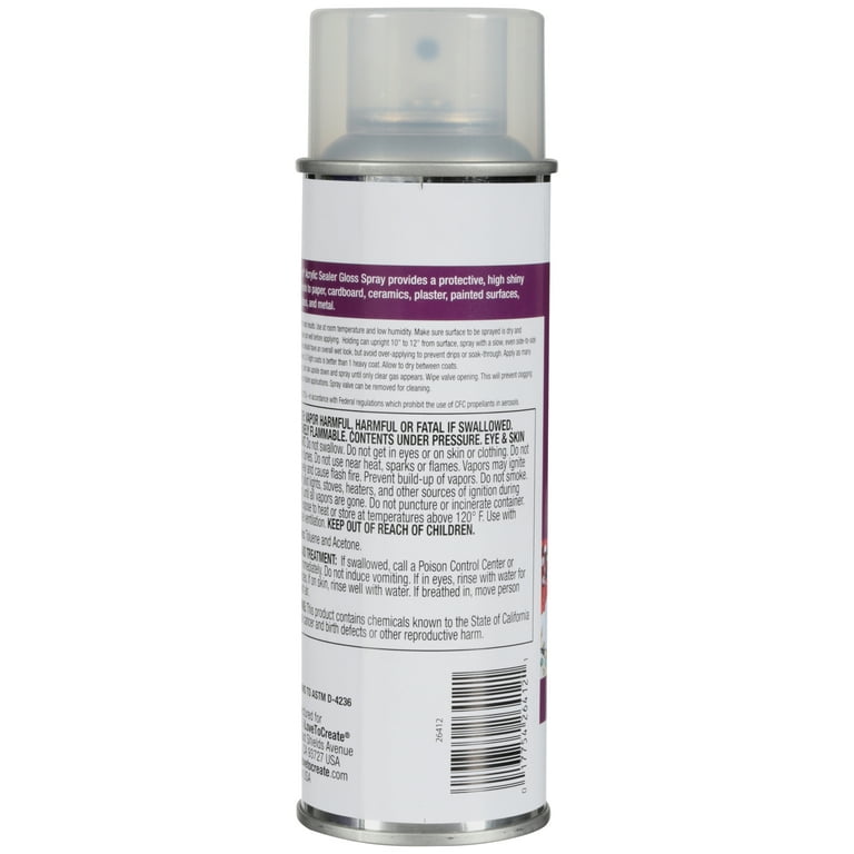 Clear Acrylic Sealer Spray Matte 6OZ (Each)