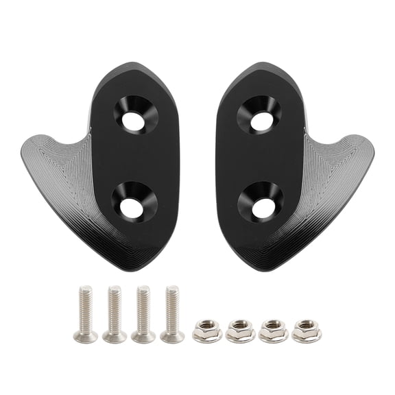 CNC Aluminum Black Mirror Block Off Plates For Yamaha R1 / R1M / R1S 2015-2019