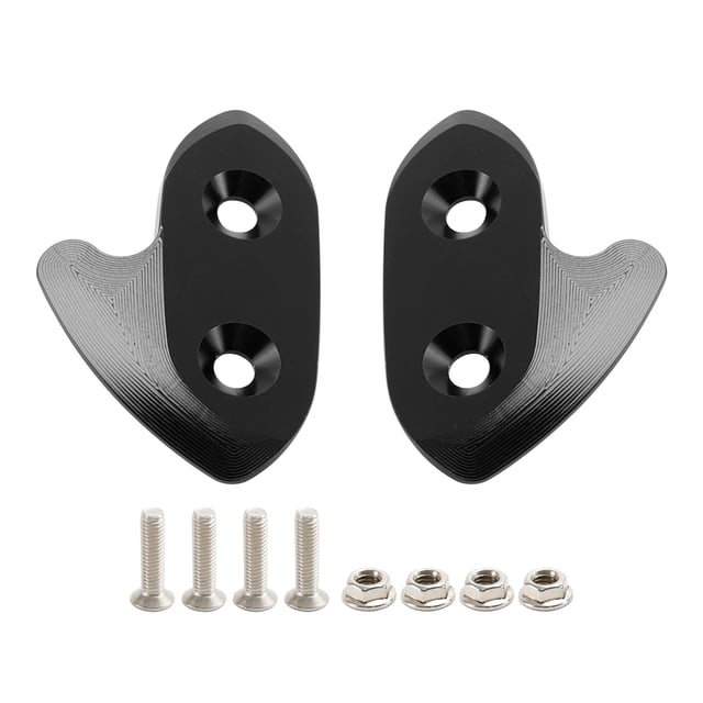 CNC Aluminum Black Mirror Block Off Plates For Yamaha R1 / R1M / R1S 2015-2019