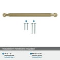 thumbnail image 4 of Amerock Collet 7-9/16 inch (192mm) Center-to-Center Golden Champagne Cabinet Pull, 4 of 5