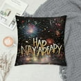 thumbnail image 2 of Nawypu  Happy New Year Pillow Covers New Year Pillow Cases 2024 Happy New Years Throw Pillow Covers Outdoor Couch Sofa Cushion Covers for New Year, 2 of 5