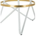 thumbnail image 6 of SAFAVIEH Galexia Mid-Century Retro Metal Bar Stool, White/Gold Top, 6 of 9