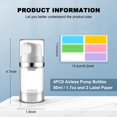 thumbnail image 2 of Dispensador de botellas con bomba sin aire Cosywell, 50 ml, paquete de 4, 2 of 6