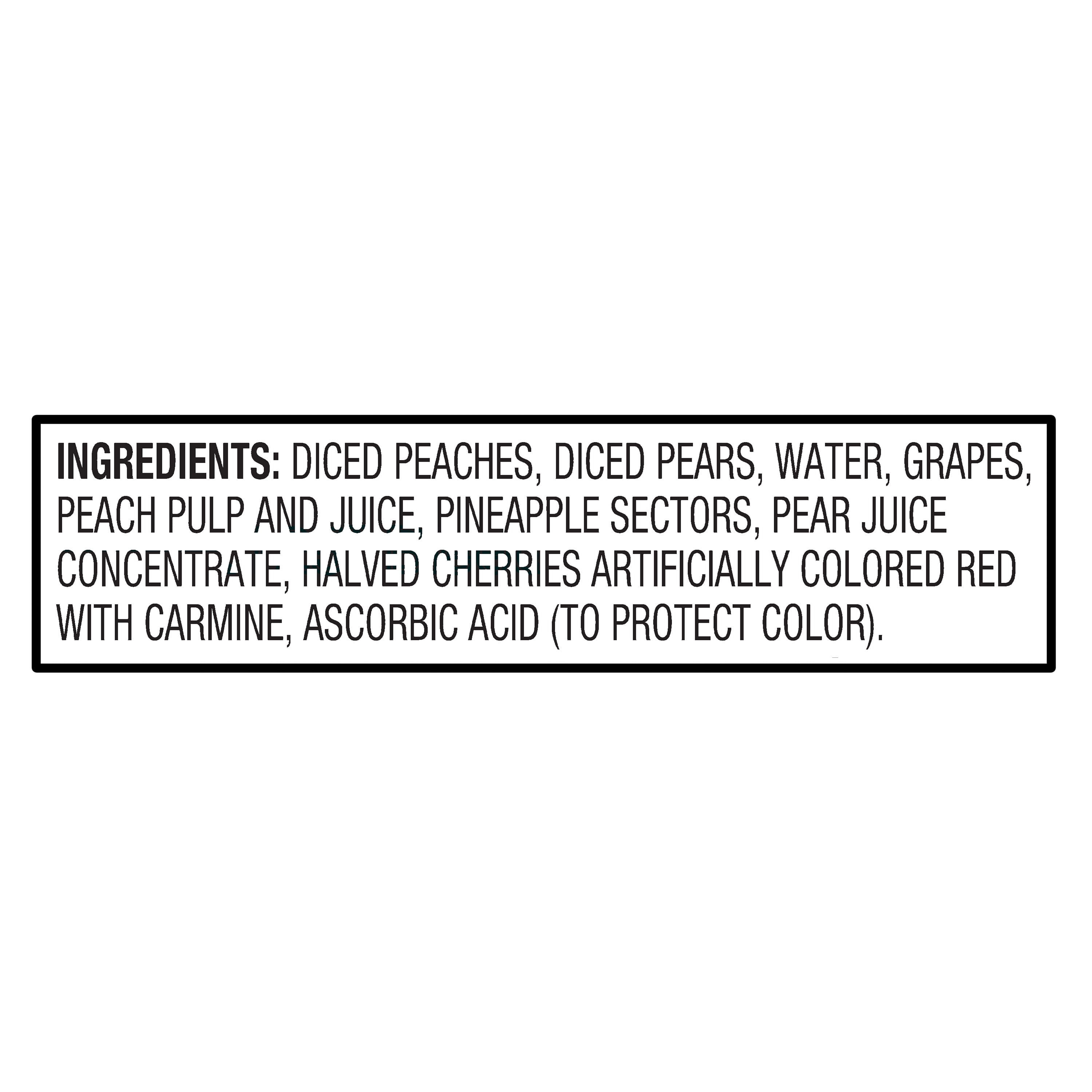 (8 pack) Great Value Fruit Cocktail in Juice, 15 oz