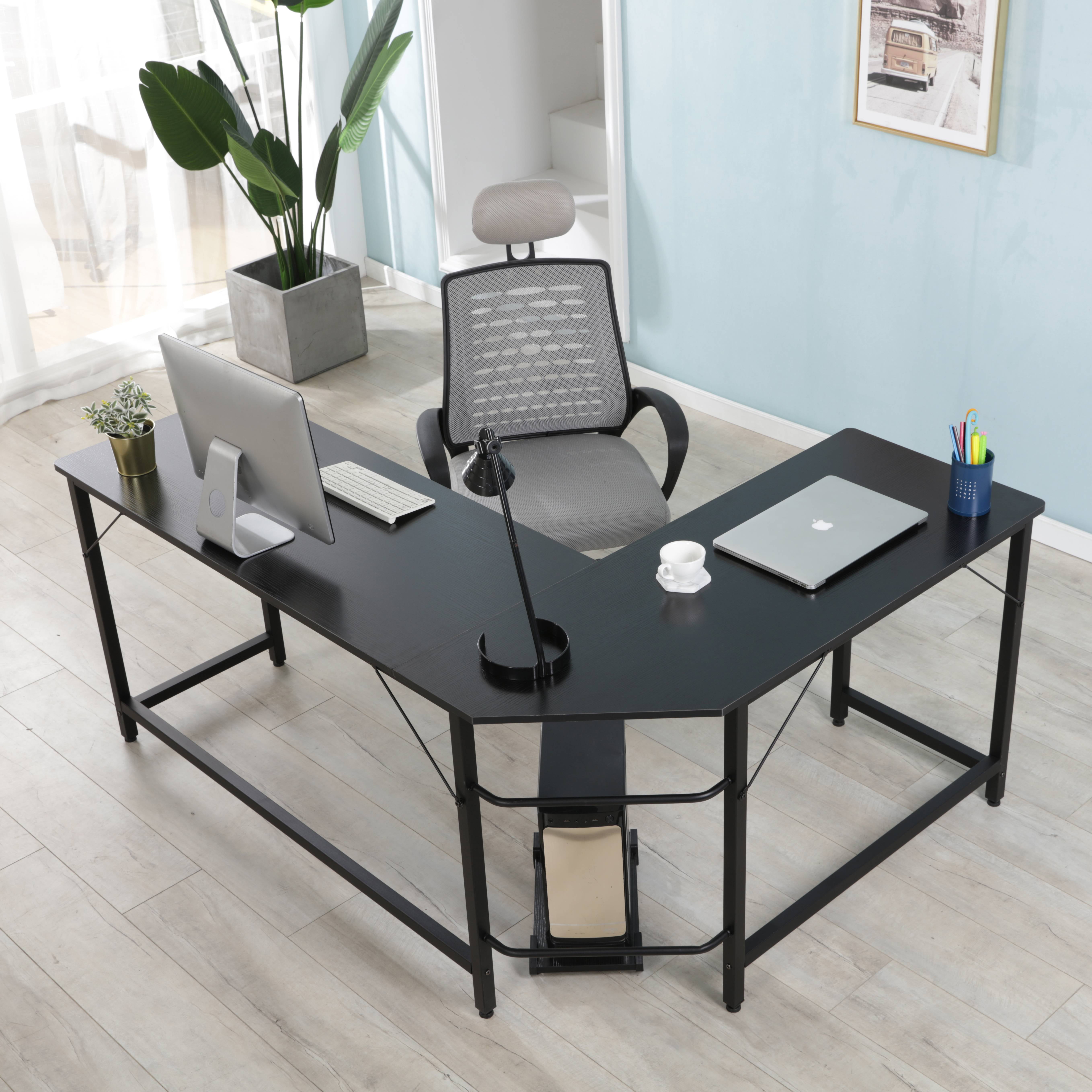 Clearance! Modern Simple Office Desk, Heavy Duty Corner Computer Desk