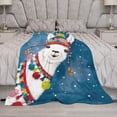 thumbnail image 5 of Christmas Funny Alpaca Blanket Cute Alpaca Gifts for Kids Girls Boys Alpaca Throw Blanket Warm Soft Comfort Flannel Blanket for Couch Sofa Bed 50"x60", 5 of 6
