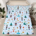 thumbnail image 2 of Homewish Dance Ballet Girl 4pcs Bed Sheets for Child Kids Teens,Cartoon Nutcracker King Sheets,Merry Christmas Xmas Super Cozy Sheet Set,Super Cozy Room Decor, 2 of 7