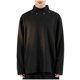 thumbnail image 2 of Ceisia Men's Oversize Semi-Turtleneck Metal-Rivet Long-Sleeve Top Multi-Solid for Winter Gift, 2 of 9