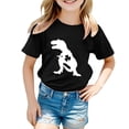 thumbnail image 1 of Chandail Filles Col Rond Hauts Graphiques T-Shirts Garçons T-Shirts Filles Hauts 2T, 1 of 4