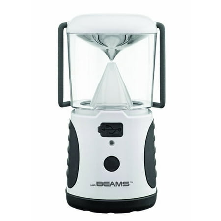 Mr. Beams MB480 UltraBright 260-Lumen LED Lantern with USB Charging Port, White