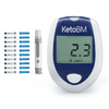 KetoBM Ketone Blood Meter Kit - Complete Monitoring System for Ketogenic Diet and Ketosis Testing