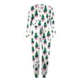 thumbnail image 4 of asdoklhq Fall Pajamas Women Classic Print Long Sleeve Sport Pullover and Pants Set Multicolor 3X, 4 of 5