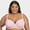 Blushing Rose, variant on Women's Fit for Me 360 Stretch Plus Size Cotton T-Shirt Bra