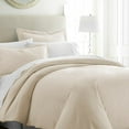 thumbnail image 2 of ienjoy Home Hotel Collection Soft Brushed Microfiber Duvet Cover Set, Queen, Ivory, 2 of 10