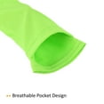 thumbnail image 4 of Size S Soccer Shin Guard Socks, Breathable Sleeves for Running, Green 2 Pack, 4 of 5