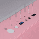 thumbnail image 4 of Gabinete XTREME PC GAMING Crystal Hive Mini Torre 5 Fan ARGB HUB Pink CXT3600PK, 4 of 6
