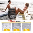 thumbnail image 3 of Cooler TOURIT de 75 latas, desmontable, de dos pisos con ruedas, 3 of 4