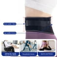 thumbnail image 5 of Adjustable Steel Plates Back Brace with 4 Reinforced Spring Splints - Breathable Posture Corrector & Pain Relief Support Belt, Purple/Black, 35.43X5.91In, 5 of 6