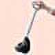 thumbnail image 4 of Jinsinto Long Handle Pet Poop Catcher, Folding Portable Solid Serrated Tooth Brushing Pick Up Litter Grabber Remover Pet Tools, 4 of 5