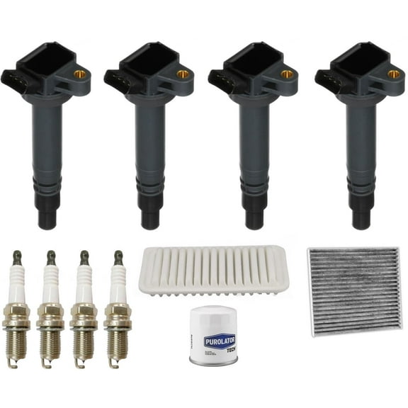 Ignition Coil Platinum Spark Plugs & FIlters For Toyota Matrix 1.8L 2003-2006