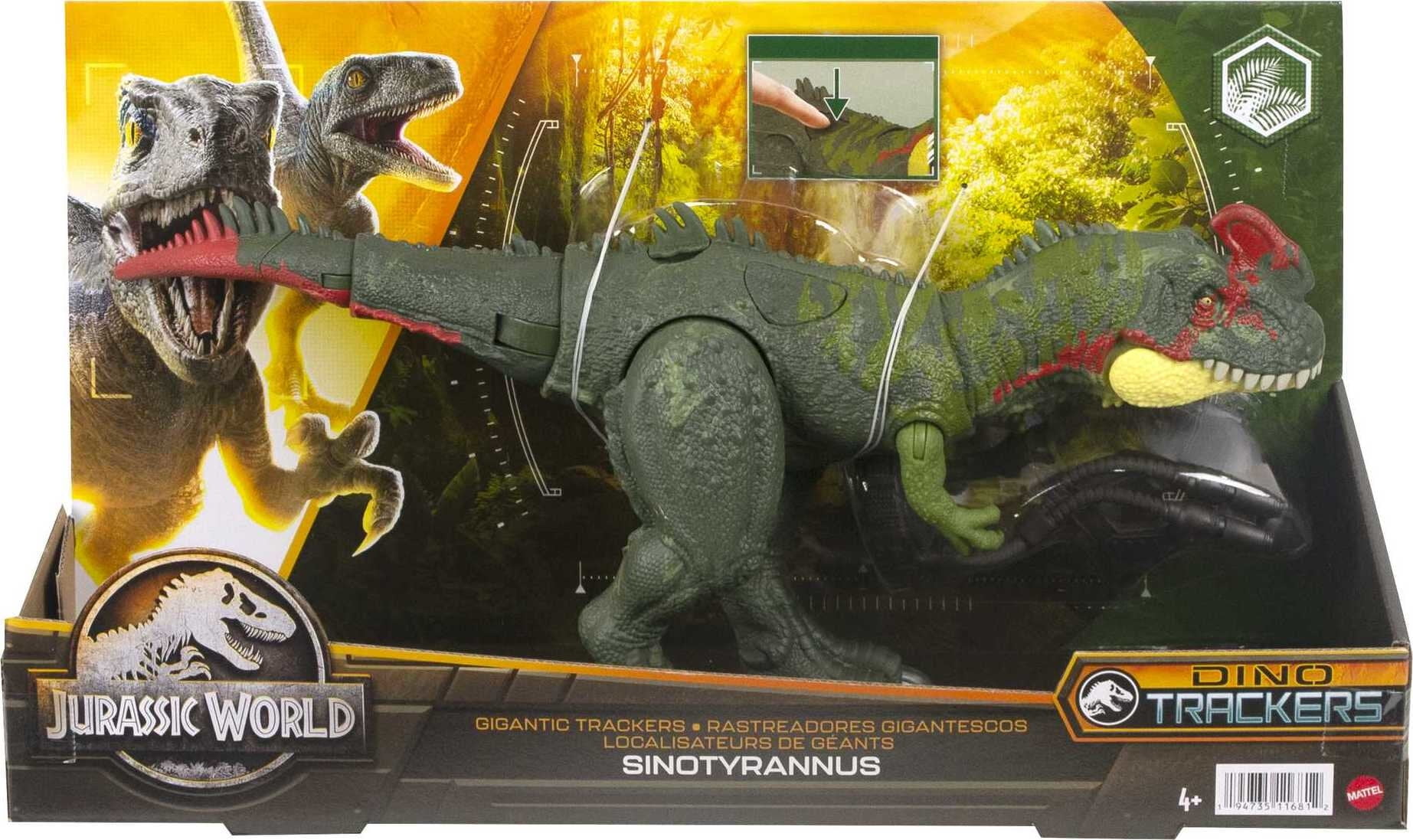 Jurassic World Dominion Sinotyrannus Gigantic Tracker Action