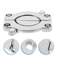 thumbnail image 3 of 1 set of Stainless Steel Table Buckle Dining Table Locks Connectors Hardware Accessories Heavy Duty Table Board Connector For Office Desk And Dining Table Silver, 3 of 7