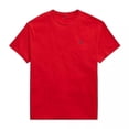 thumbnail image 2 of Polo Ralph Lauren Men's Standard Fit Crew Neck T-Shirt - Classic Cotton Tee with Iconic Pony Logo, Red (Navy Pony), L, 2 of 2