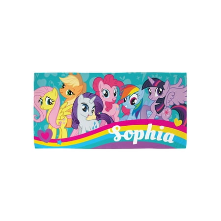 personalized my little pony kids beach towel walmart com