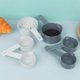 thumbnail image 2 of Plastic Graduated Measuring Cup, Kitchen Dedicated Measuring Cup, White And Gray 4-piece Measuring Cup Set (8pcs), 2 of 5