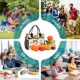 thumbnail image 6 of Ckdifva Cute Tigers Cooler Bag Cooler Cooling Tote Lunch Bag Lunch Box Front Pocket with Shoulder Strap, 6 of 6