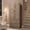 Grey, variant on 72" Tall Dome Bookcase with Drawers, 4-Tier Wooden Bookshelf Storage Cabinet with Door, Farmhouse Arched Cabinet with Storage, Wood Arch Bookcase for Home Office, Living Room, Gray