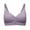 Purple, variant on LYEAA Push up Bras for Women Front Closure Wireless Supportive Full Cup Coverage Solid Color Everyday Bras