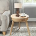thumbnail image 3 of HomeRoots 397271 31 x 16 x 16 in. Rustic Brown Curvy Table Lamps, 3 of 4