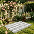 thumbnail image 4 of CaiYueKe Spring Summer Buffalo Plaid Rug, 24"x 16" Outdoor Rug Decorative Mat, Washable Doormat Foldable Area Rug for Outdoor Patio Indoor Living Room Dining Room Kitchen, 4 of 9
