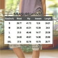 thumbnail image 3 of Women's Bermuda Shorts Linen Shorts Knee Length Casual Summer Capri Pants Pull On Long Shorts White S 13" Inseam, 3 of 7