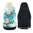 thumbnail image 6 of XYZCANDO Turtle and Star Pattern Car Seat Covers for Woman Decorative Front Seat Cover Thin Easy to Install, for Van Auto Truck, 6 of 10