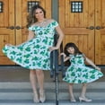 thumbnail image 1 of Robe Assortie Maman et Moi pour la Famille, Robe Maxi Florale de Fête Mère-Fille, 1 of 5