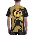 thumbnail image 5 of Unisex Bendy And The Ink Machine 3d Graphic Print Shirts For Mens Womens Casual Short Sleeve Tee Shirts Top, 5 of 7