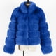 thumbnail image 5 of Abrigo de Piel Sintética Para Mujer Chaqueta Cálida Invierno Sólido Cuello en V Prendas de Abrigo Odeerbi  ODB178578, 5 of 5