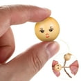 thumbnail image 2 of Craft Wood Pieces 50 Pcs Smile Beads for All Ages Assorted Color Small Round Beads, 2 of 8