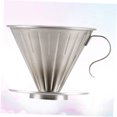 thumbnail image 3 of TEHAUX Coffee Dripper Set Stainless Steel Coffee Drip Cone Coffee Lovers Home Use 1Pack, 3 of 8