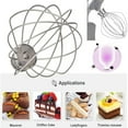 thumbnail image 3 of K45WW Wire Whip Attachment For Tilt-Head Stand Mixer For Kitchen Whisk Mixer Head For Egg Heavy Cream Beater, 3 of 5