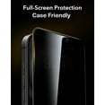 thumbnail image 7 of Apple iPhone 15 / iPhone 16 Privacy Screen Protector, Anti Spy, 2-Pack Shatterproof Tempered Glass Film 6.1", 7 of 7