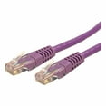 thumbnail image 1 of StarTech.com 50 ft Cat 6 Purple Molded RJ45 UTP Gigabit Cat6 Patch Cable - 50ft Patch Cord, 1 of 1