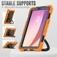 thumbnail image 2 of Allytech Heavy Duty Rugged Case for Lenovo Tab M9 2023, Adjustable Kickstand Case with Built-in Screen Protector, Anti-Drop Shockproof Full Body Protection Case for Lenovo Tab M9 - Orange, 2 of 6