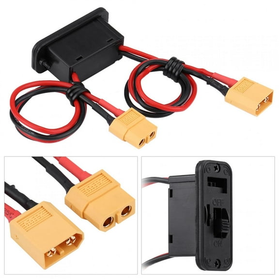 ACOUTO RC Airplane Switch, Large Current Power Airplane Model Switch, For RC Airplane Airplane Model