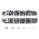 thumbnail image 1 of Uxcell 2088 Pcs Rhinestones de Hotfix Cristales de Vidrio con Caja Blanca, 1 of 6